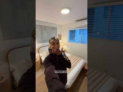Staging an Airbnb Before vs. After