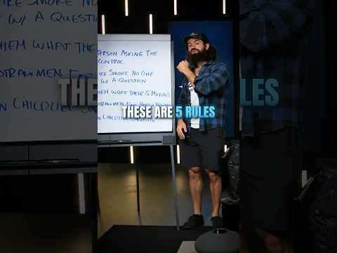 My 5 Rules For Sales