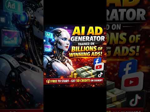 This AI Ad Generator Is Trained on Billions of Winning Ads 🤯
