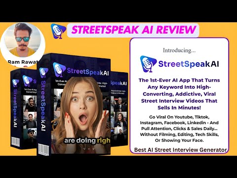 StreetSpeak AI Demo Video+Review: Best AI Street Interview Generator