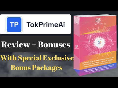 TokPrimeAI Review + Demo + OTOs (Upgrades) + Bonuses | TokPrime AI Review