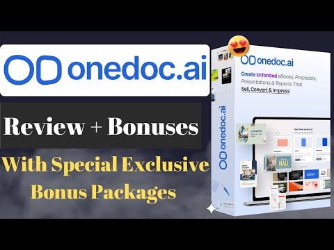 OneDoc AI Review + Demo + OTOs (Upgrades) + Bonuses | OneDocAI Review