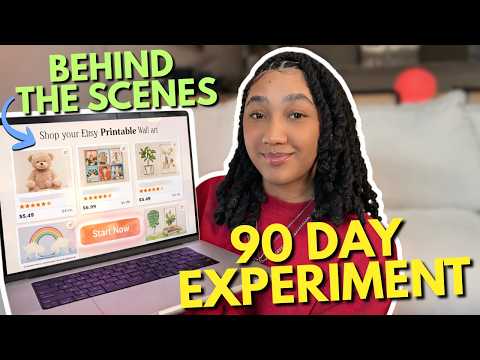 90 Days to Make $5k Selling Digital Products on Etsy (a passive income experiment)