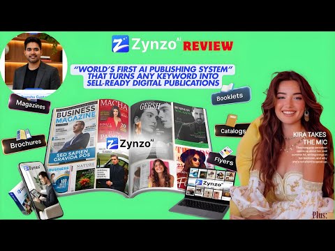 Zynzo AI Demo Video+Review: World's First AI Publishing System Exposed