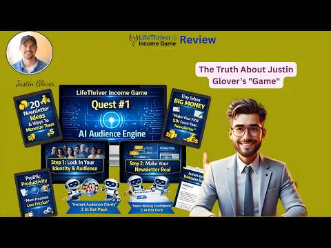 LifeThriver Income Game Review & Video: The Truth About Justin Glover’s "Game"