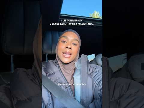 I Left Uni 5 Years ago.. Now I am a Millionaire 🫶🏽