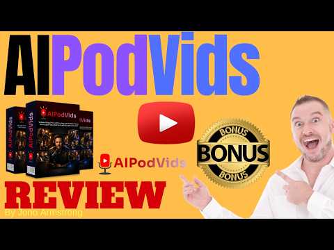 AI PodVids Review ⚠️ WARNING ⚠️ DON'T GET THIS WITHOUT MY 👷 CUSTOM 👷 BONUSES!!