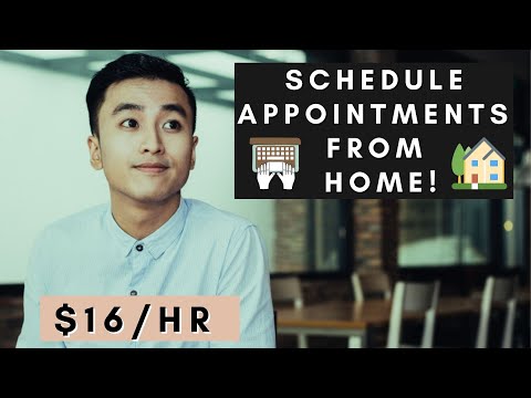 Schedule Appointments From Home | Remote Work From Home Jobs 2026
