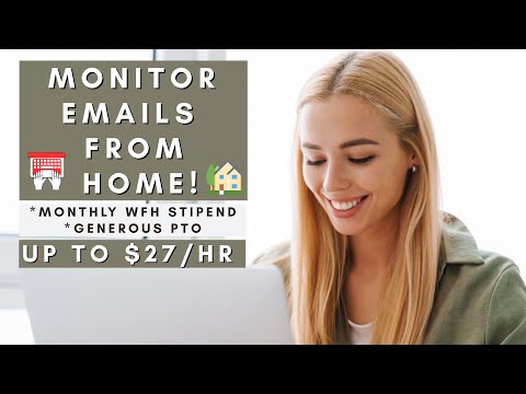 Monitor Emails From Home | Remote Work From Home Jobs 2026