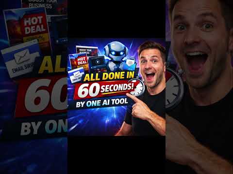 One AI Marketing Tool: Create Landing Pages, Videos, Ads & Copy in 60 Seconds!