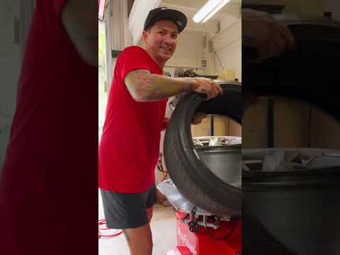 I leanred how to use a tire machine