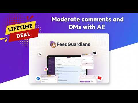 FeedGuardians Lifetime Deal : AI Inbox for Smarter Comment & DM Moderation