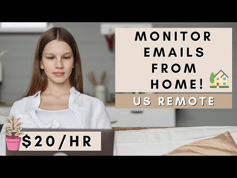 Monitor Emails From Home | Remote Work From Home Jobs 2026
