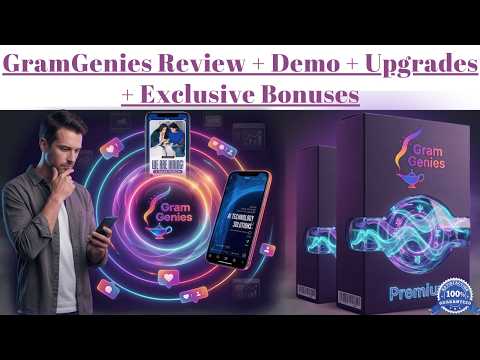 GramGenies Review Walkthrough + Demo + OTOs (Upgrades) + Bonuses | Gram Genies Review