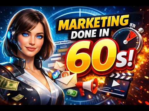 AI Marketing Assistant Creates Landing Pages, Ads & Videos in 60 Seconds