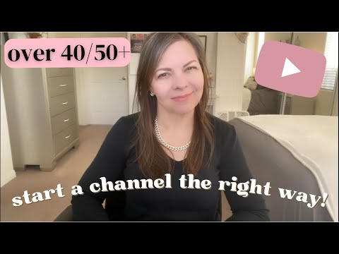 Over 50? How to Start a *Successful* YouTube Channel in 2026 | Over 40 Over 50 Over 60