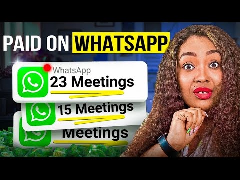 People Are Getting PAID on WhatsApp For This!