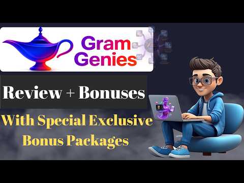 GramGenies Review + Trainings + Demo + OTOs (Upgrades) + Bonuses | Gram Genies Review