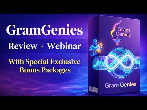 Full Gram Genies Review + Trainings + Demo + OTOs + Bonuses | GramGenies Review