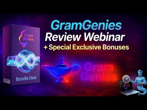 Full GramGenies Review + Trainings + Demo + OTOs + Bonuses | Gram Genies Review