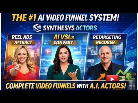 Synthesys Actors Review 2026– Is This AI Video Funnel Builder Worth It? | #SynthesysActorsReview