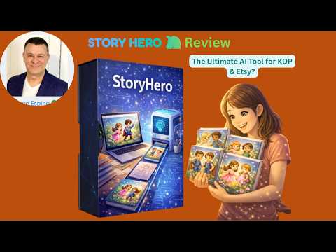 StoryHero Review: Ultimate AI Tool for KDP & Etsy – Video (What is StoryHero & How to Create a Book)