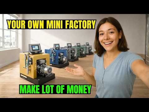 Small Space, Big Profit: 10 Mini Factory Machines You Can Install at Home