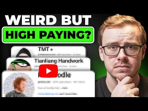 7 Weird YouTube Channels Everyone Ignores But Makes Five Figures a Month