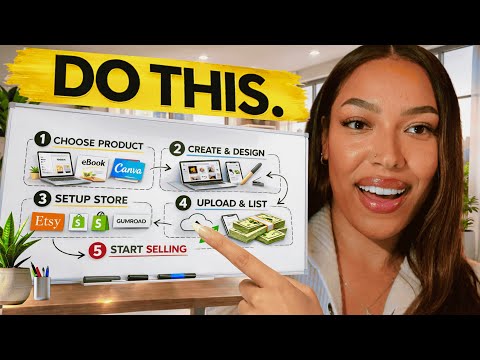How To Create & Sell Digital Products As A Beginner (FREE COURSE)