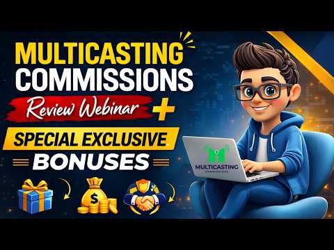 Multicasting Commissions Review + Webinar + Demo + OTOs (Upgrades) + Bonuses