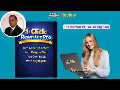 1-Click Rewriter Pro Review + Video: The Ultimate PLR AI Flipping Tool
