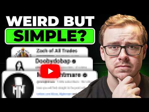 7 Weird BUT Simple YouTube Channels You Can Start Today